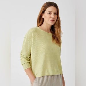 Eileen Fisher Organic Linen sweater top